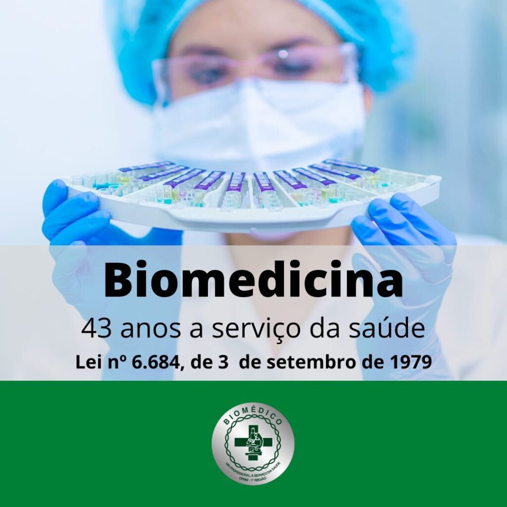 Biomédico, obrigado por fazer parte desta história! Neste 3 de setembro, em que se comemora 43 anos da Biomedicina no país, temos muito a comemorar!