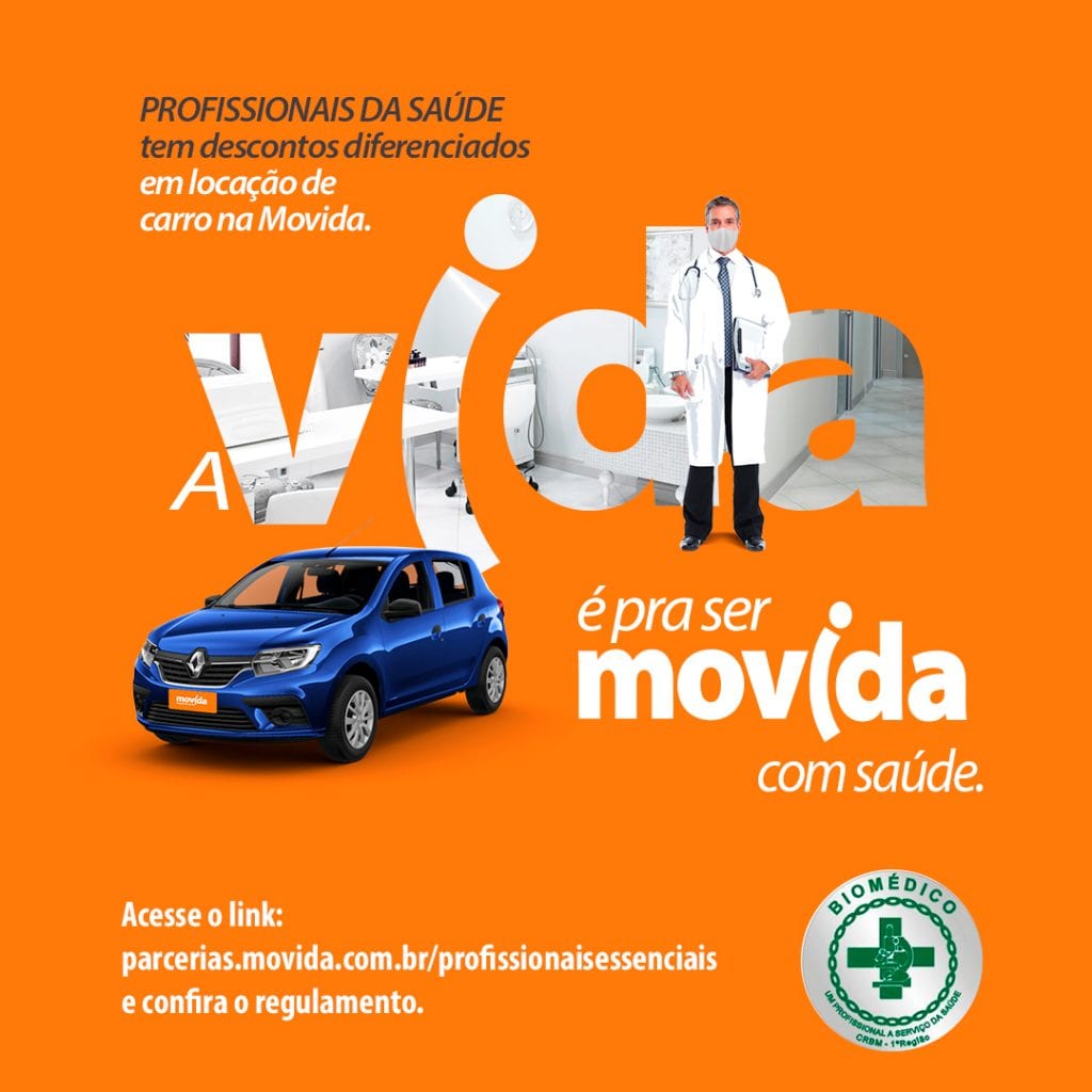 MOVIDA – 50% DE DESCONTO PARA OS BIOMÉDICOS