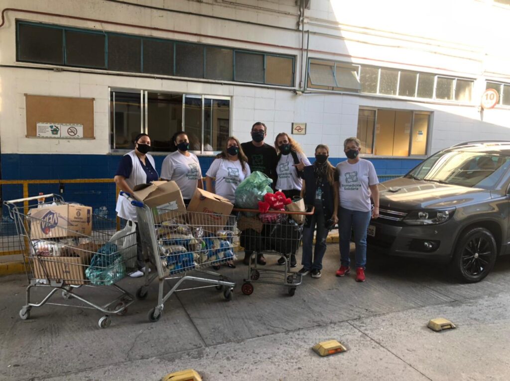 BIOMEDICINA SOLIDÁRIA – CRBM1 E APBM REALIZAM A ENTREGA DE CESTAS BÁSICAS