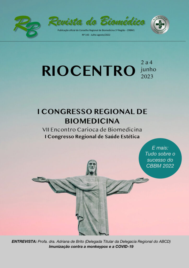 Revista do Biomédico nº 143 – Já esta disponível para leitura e download a nova edição da Revista do Biomédico