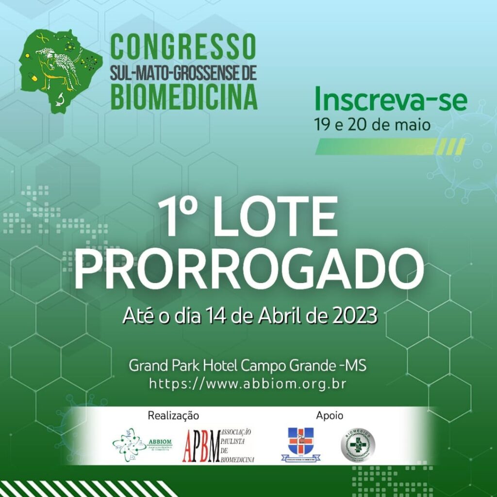 Congresso Sul-Mato-Grossense de Biomedicina recebe inscrições