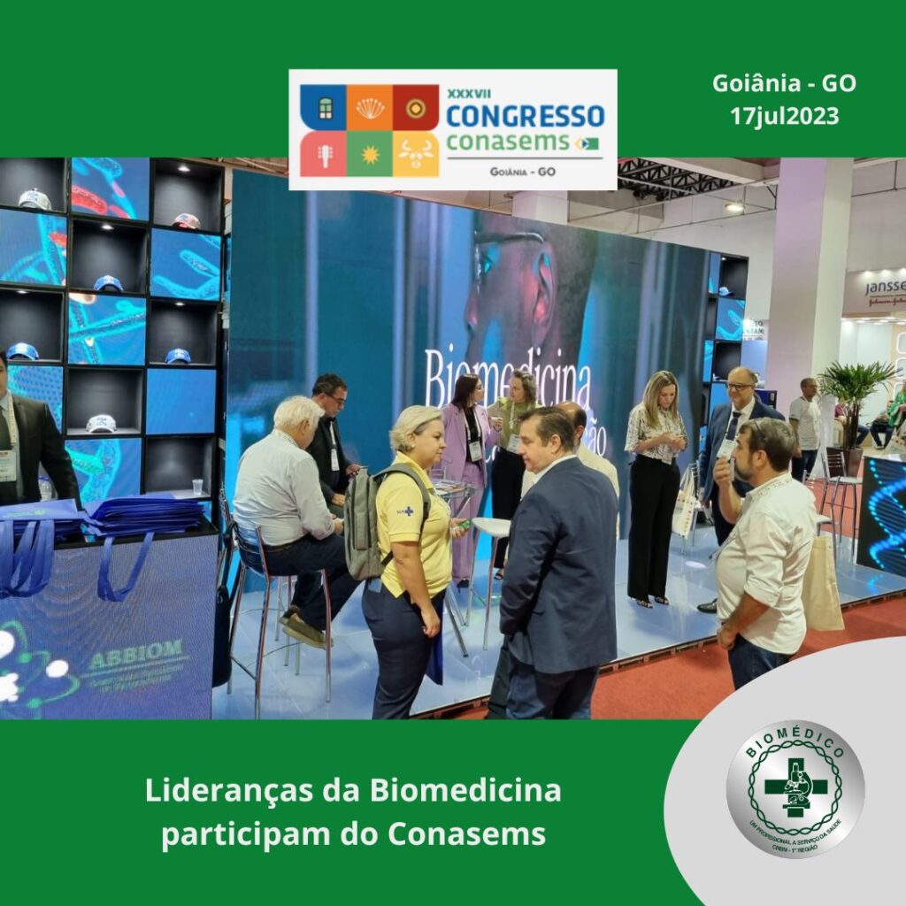 Biomedicina presente na 37ª edição do Congresso do Conselho Nacional de Secretarias Municipais de Saúde – Conasems