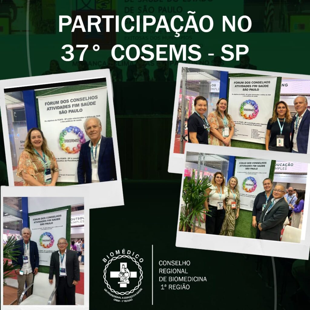 Biomedicina e FCAFS participam do 37º Congresso do COSEMS-SP